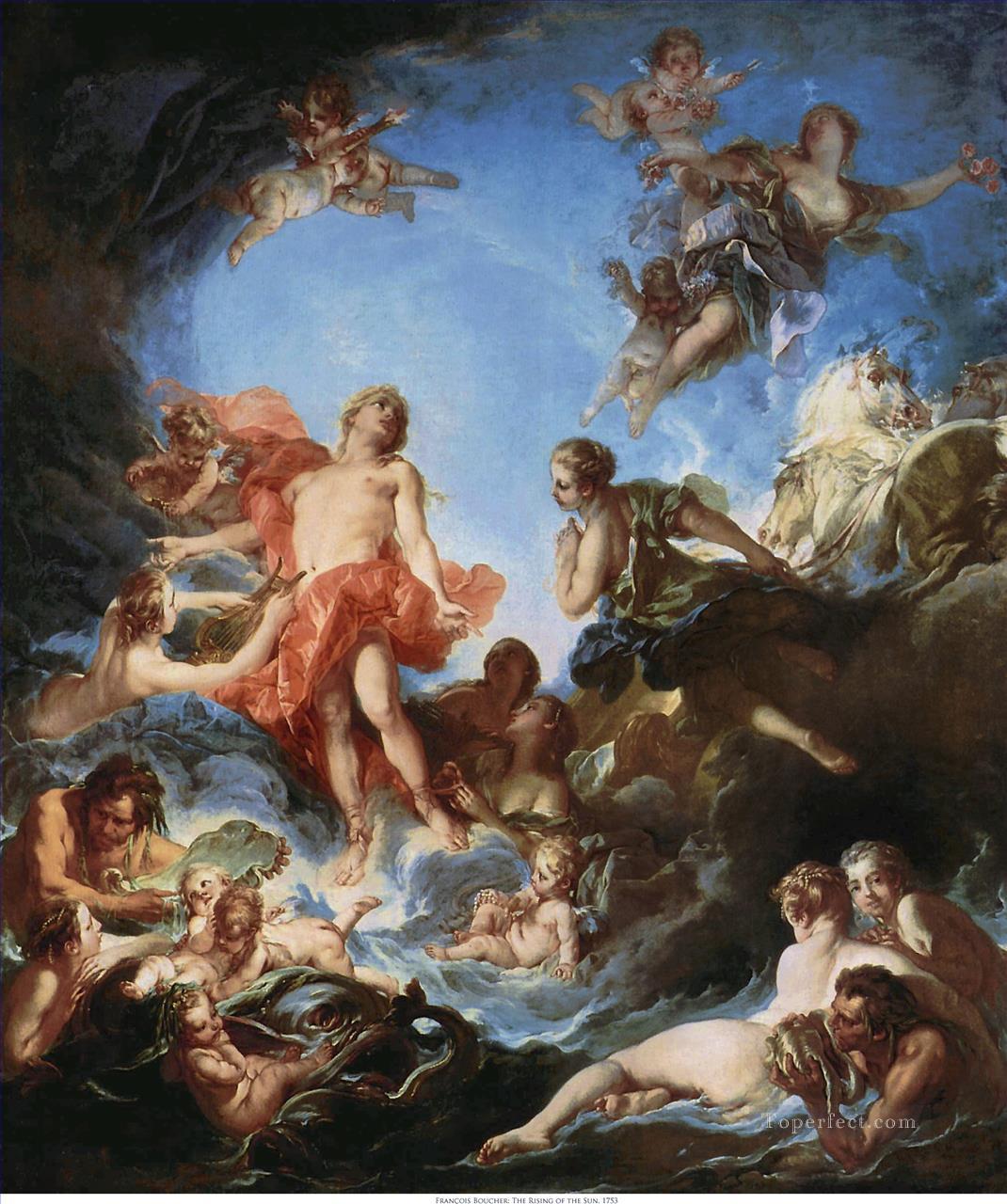 The Rising of the Sun Francois Boucher Oil Paintings